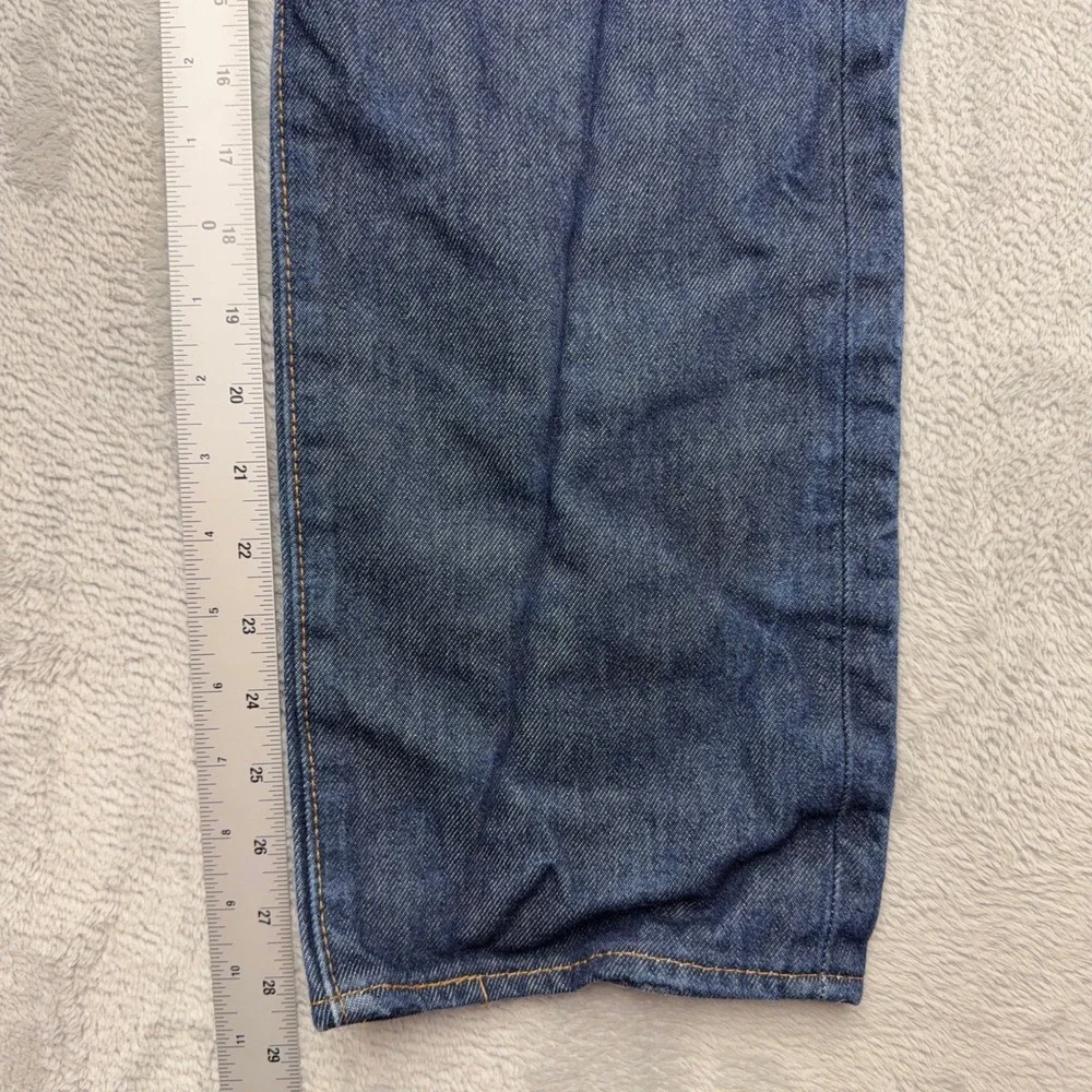 Levis Jeans Mens 31x30 Blue 501 Original Fit Straight Leg Button Fly Denim Pants